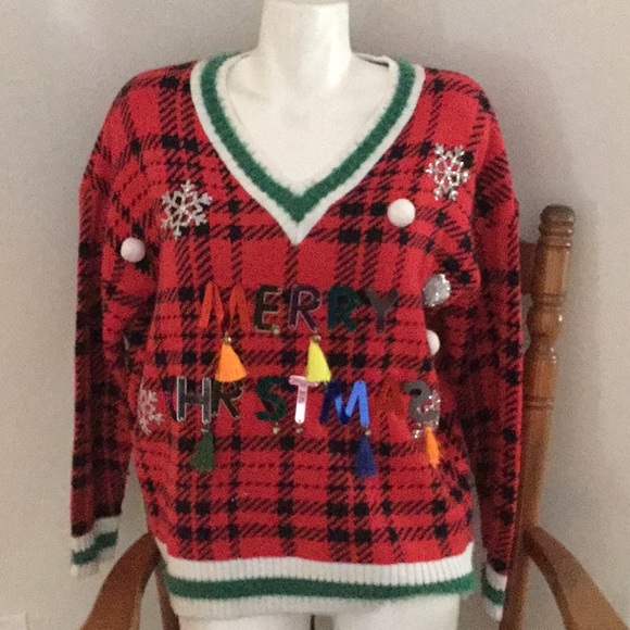 Holiday Time Sweaters - 🎄NWT Too Fun Holiday Sweater Size Med ( 8-10)Wardrobe Closet Must Have 🎄